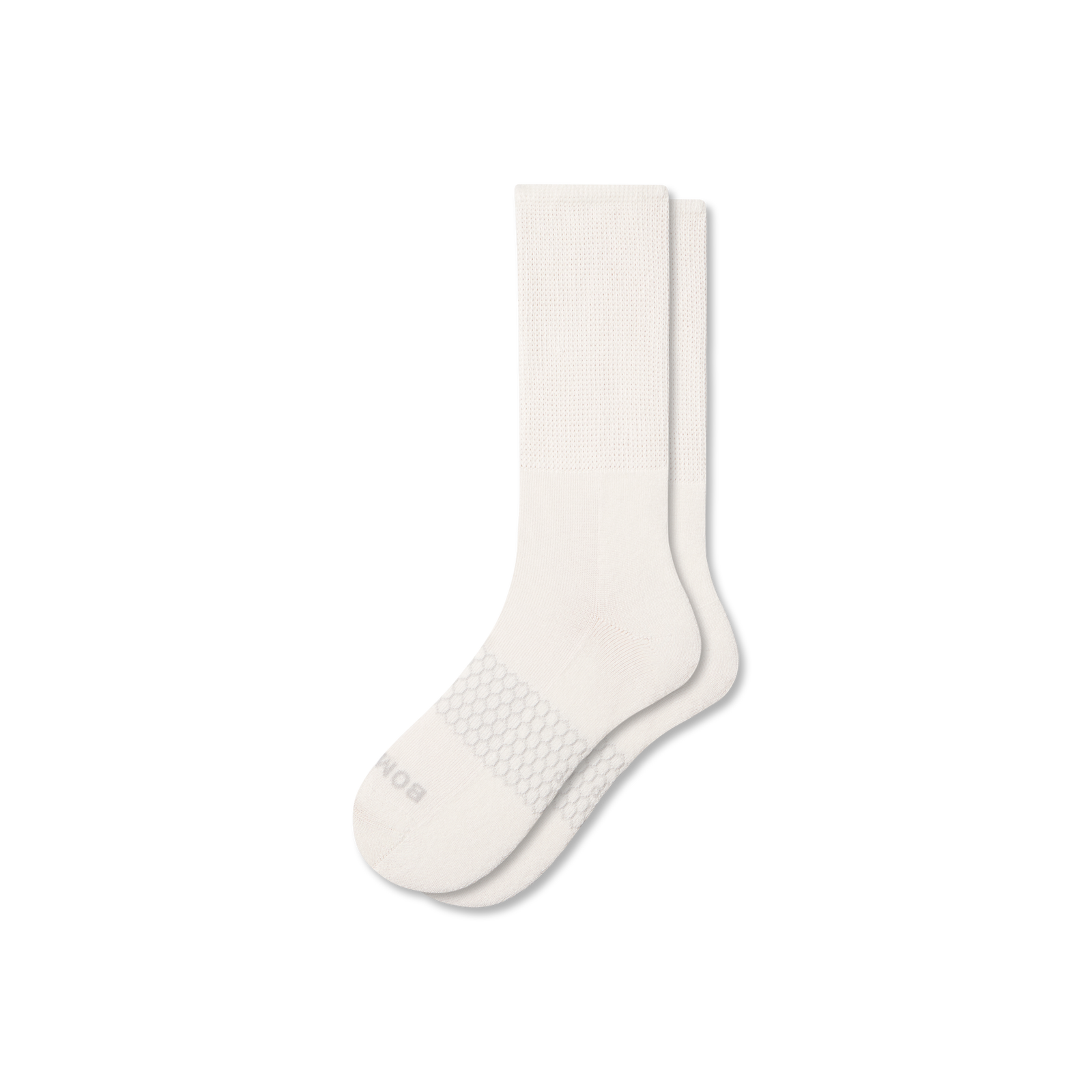 Ultra Stretch Calf Socks - Soft White L [10114]