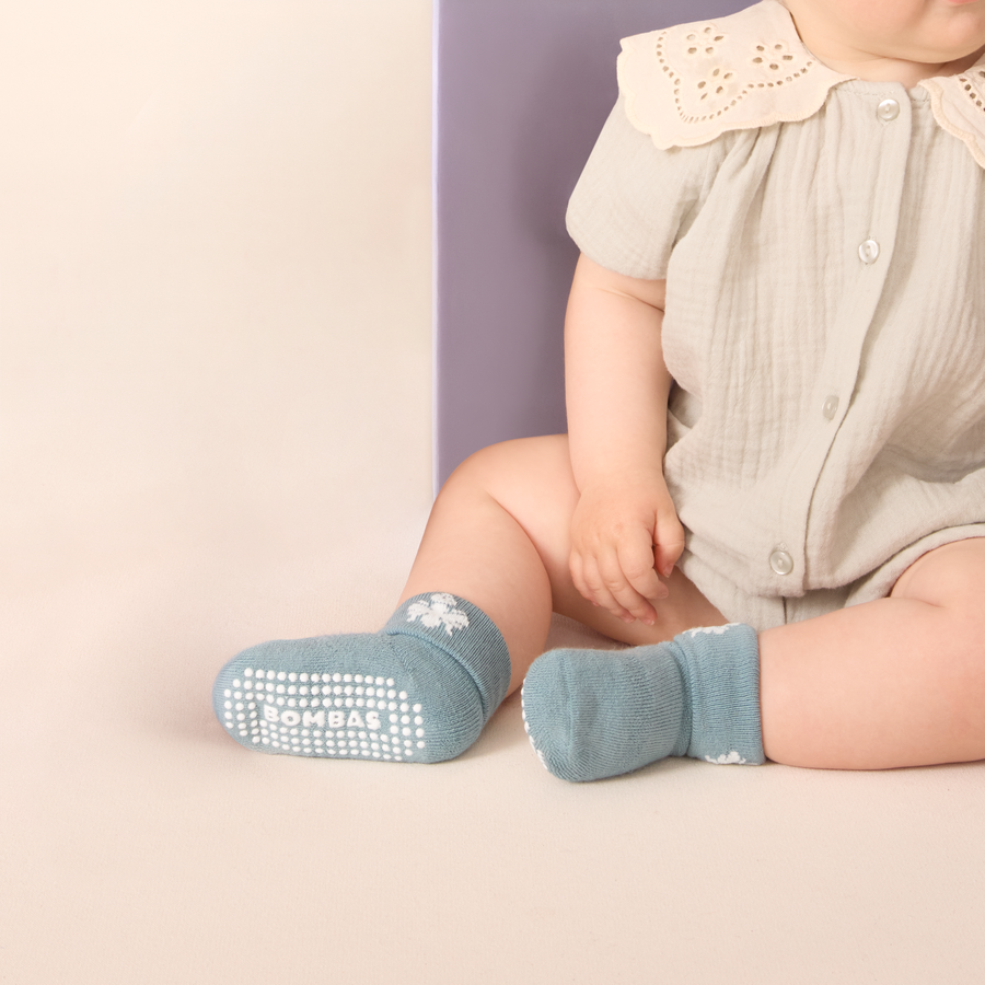 Baby Gripper Sock 4-Pack (6-12 Months) - Light Move