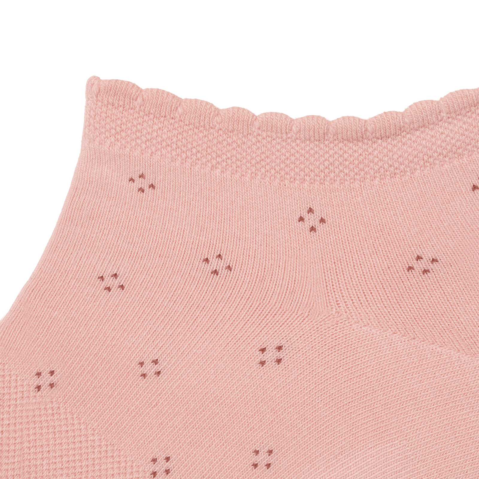 Lightweight Ankle Socks - baby pink Detail [10404]