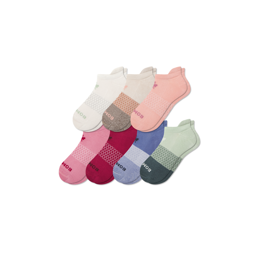 Women's Week of Bombas Ankle Sock 7-Pack - Fresh Run Cushion