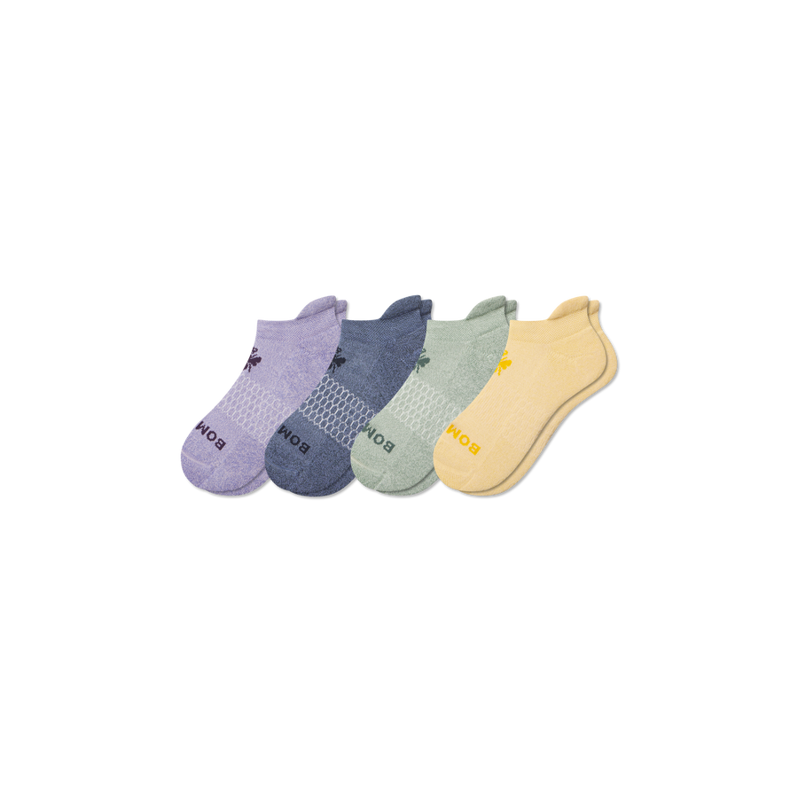 Youth Marl Ankle Sock 4-Pack - Smooth Rotation