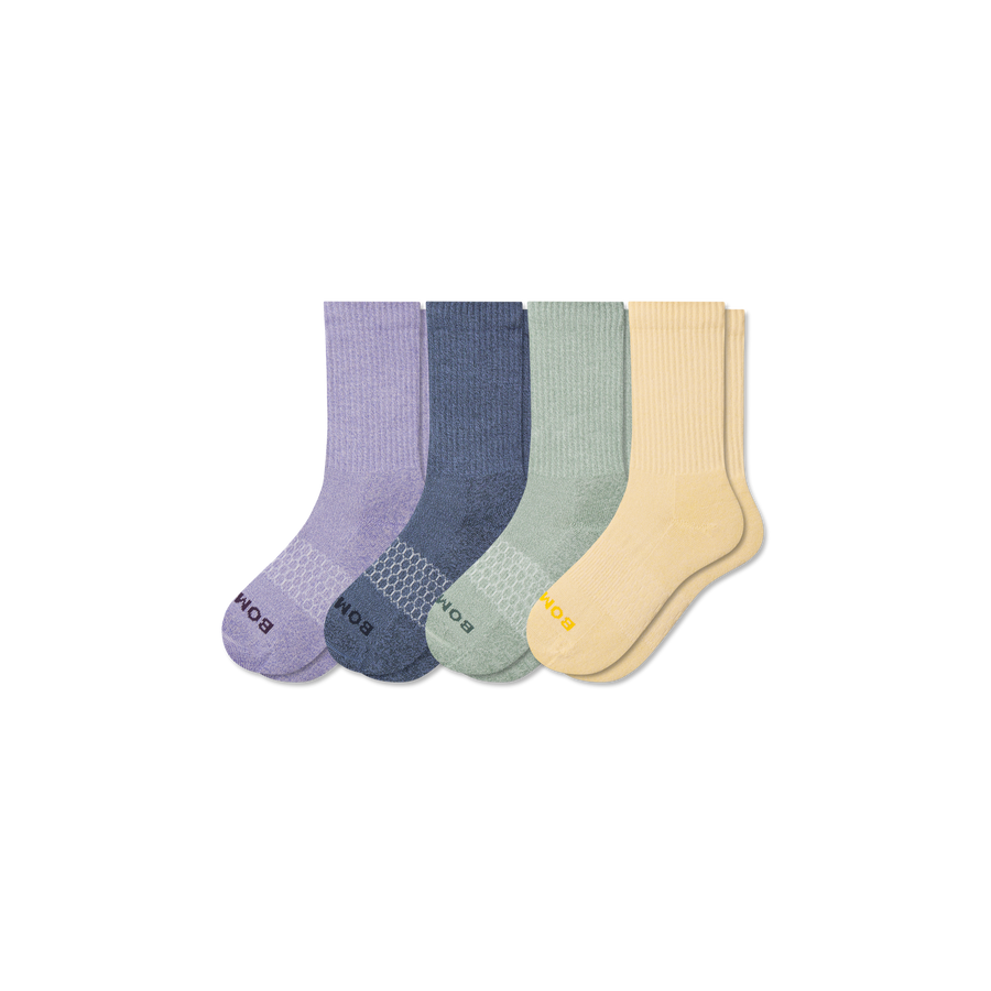 Youth Marl Calf Sock 4-Pack - Active Lounge Move