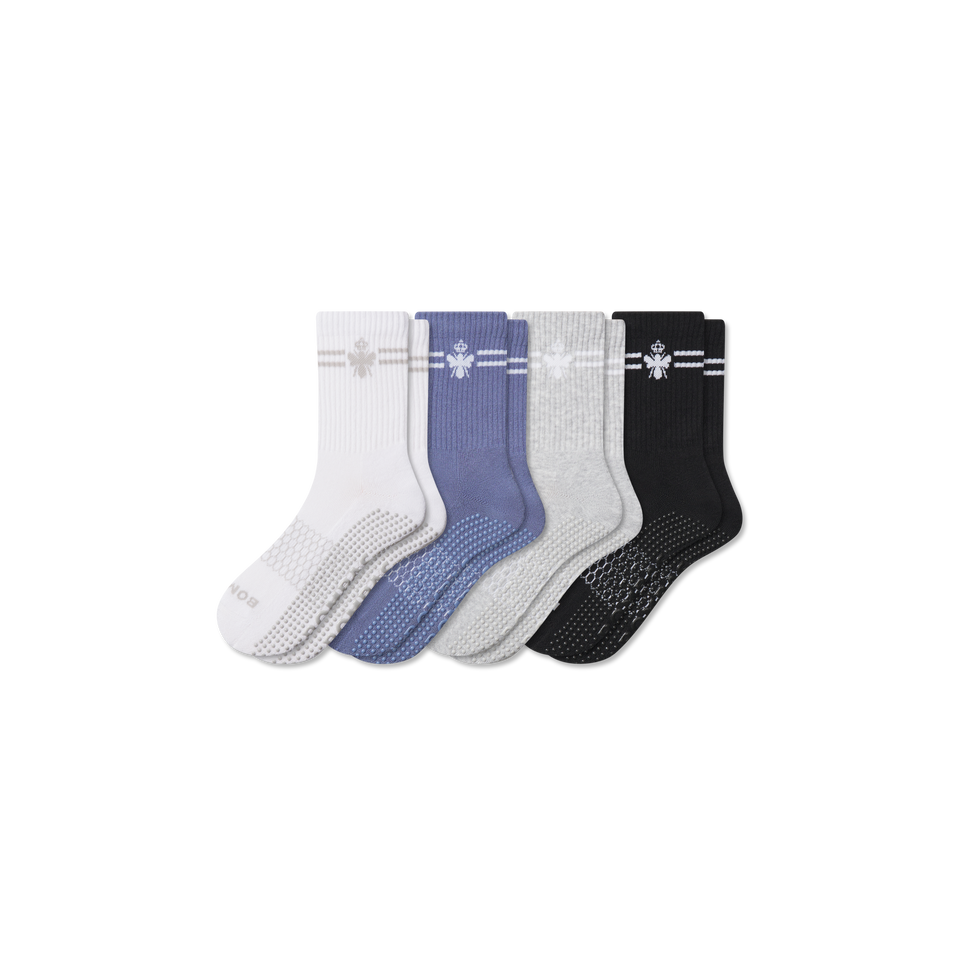 Gripper Half Calf - Oyster White Mix L [10554]