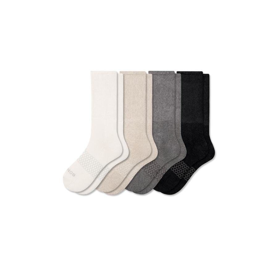 Women's Wide Calf Sock 4-Pack - Everyday Ankle Pair