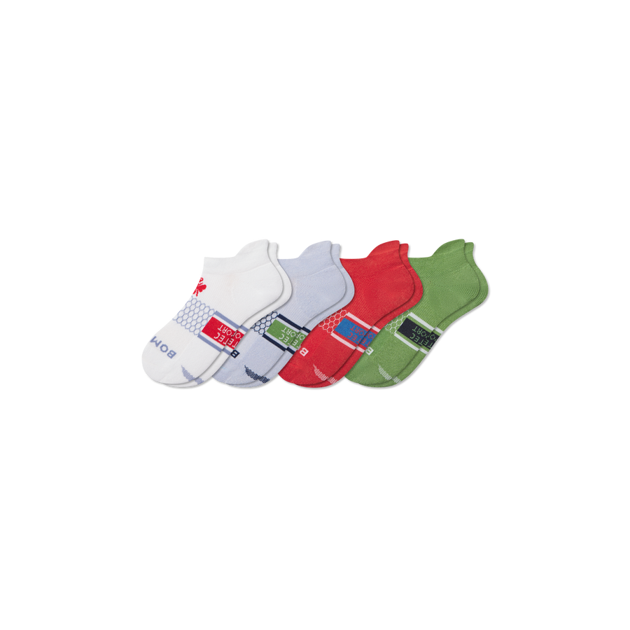 Youth All Sport Ankle Sock 4-Pack - Light Home Fit