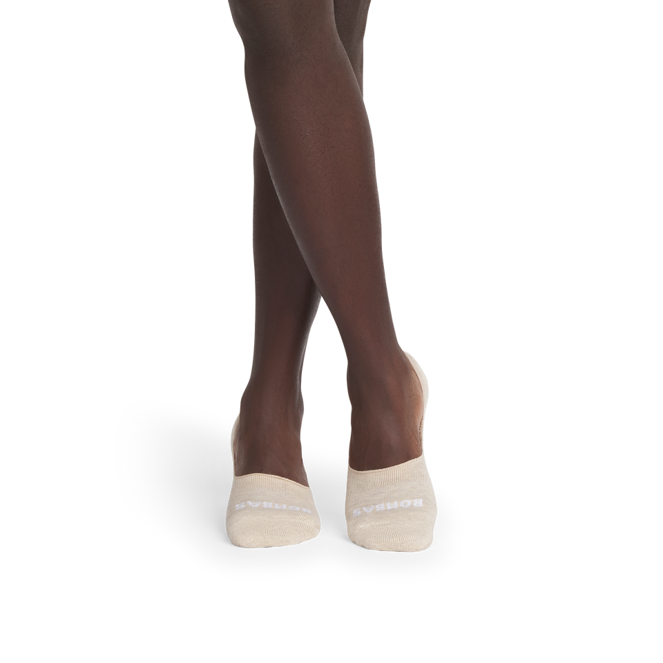Mid-Cut No Show Socks - chai latte htr MO1 [10671]