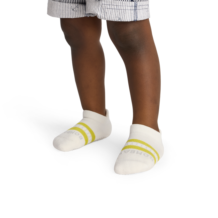 Toddler Solids Gripper Ankle Sock 4-Pack - Trail Recovery Fit