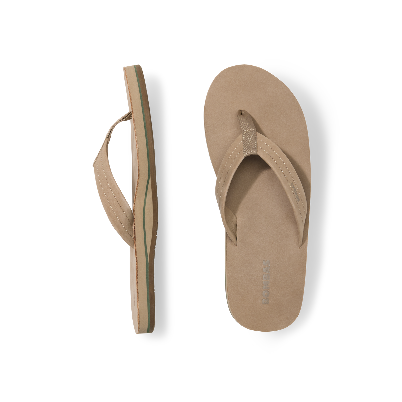 Men's Sunrise Nubuck Flip Flop - Warm Taupe L2 [10928]