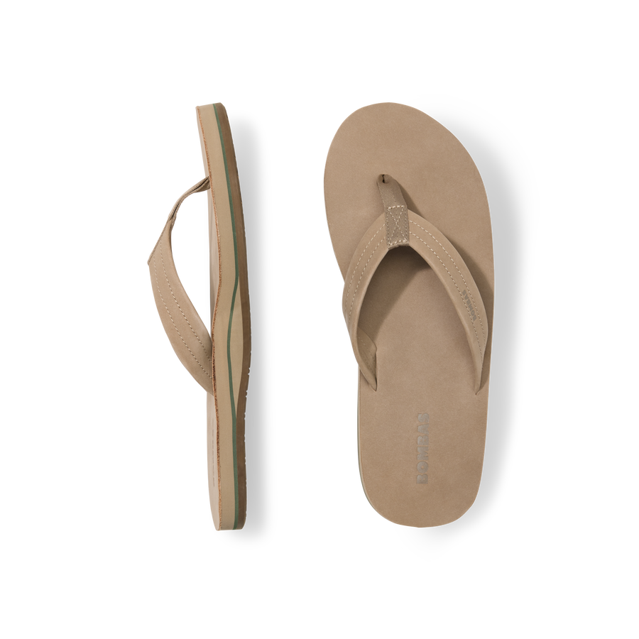 Men's Sunrise Leather Flip Flop - Casual Indoor Ease