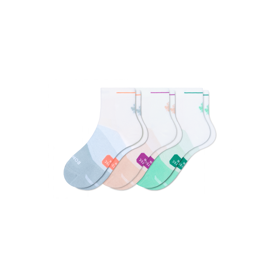 Women's Run Quarter Sock 3-Pack - Active Everyday Rotation