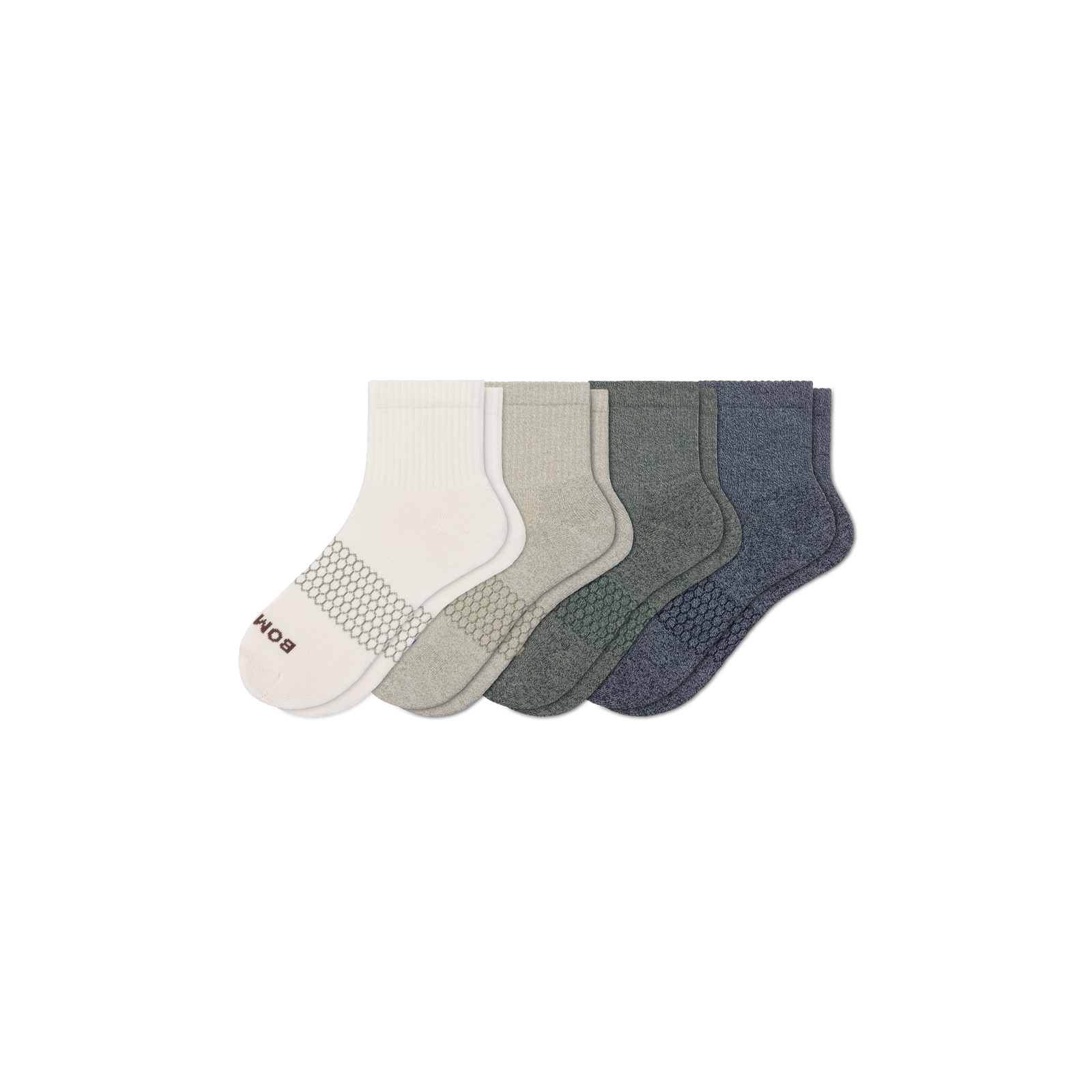 Quarter Socks - Navy Sage Mix L [11187]