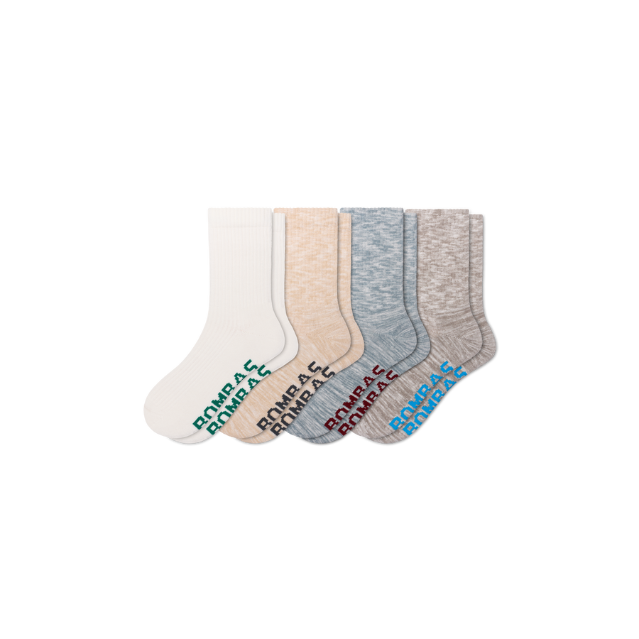 Women's Summer Ragg Half Calf Sock 4-Pack - Classic Lounge Wear