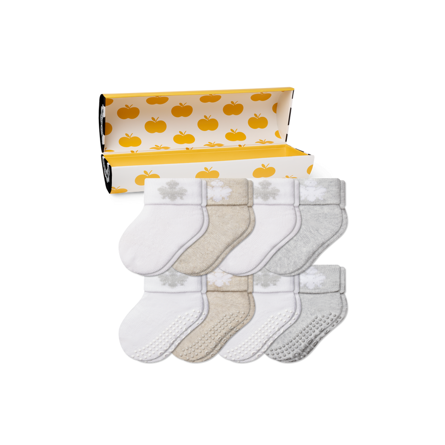 Baby's First Year Sock 8-Pack Gift Box - Outdoor Packing Pack