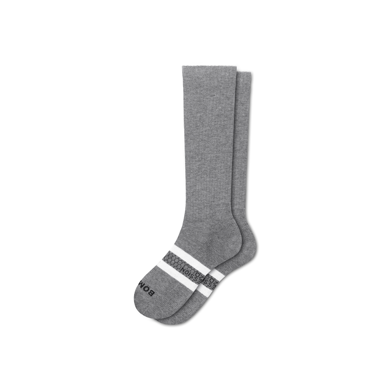 Casual_Compression Knee_High - Grey_Heather L [11322]
