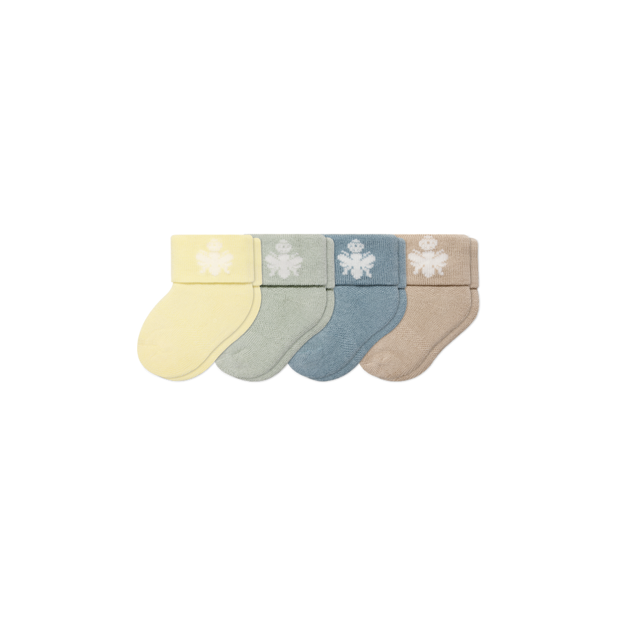 Baby Sock 4-Pack (0-6 Months) - School Ready