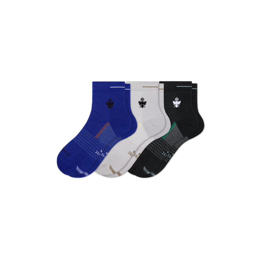 Men's Run Quarter Sock 3-Pack - Studio Lounge Support