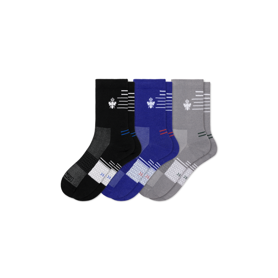 Men's UltraLite Sport Half Calf Sock 3-Pack - Trail Crew Comfort