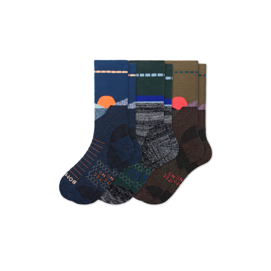 Women's Hiking Calf Sock 3-Pack - Active Ankle Comfort