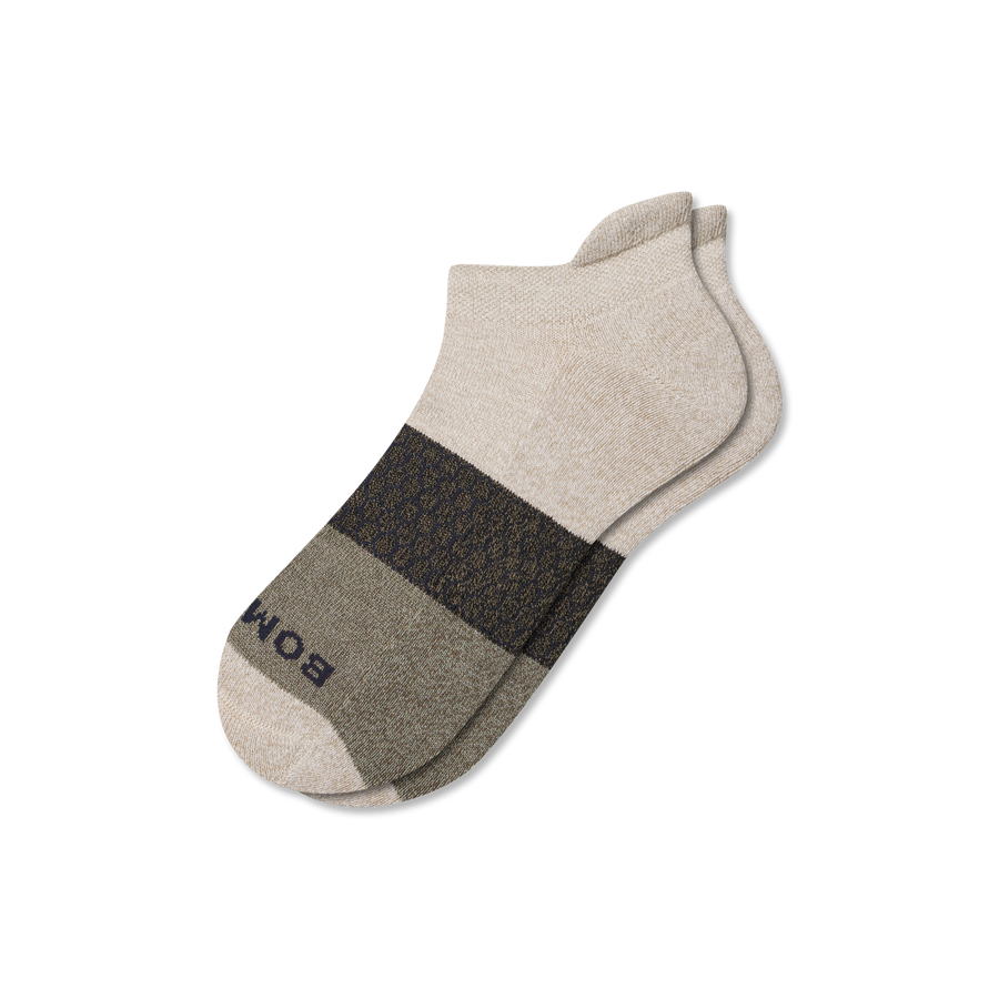 Men's Tri-Block Ankle Sock - Everyday Home Step