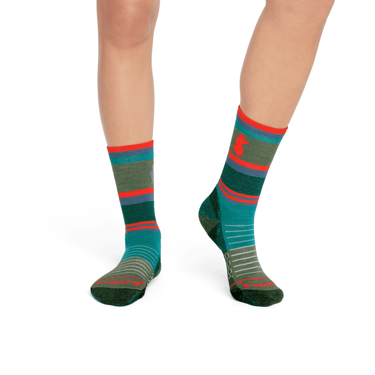 Cotopaxi x Bombas Merino Wool Hiking Calf Socks - Multi (Green) WO1 [4405]