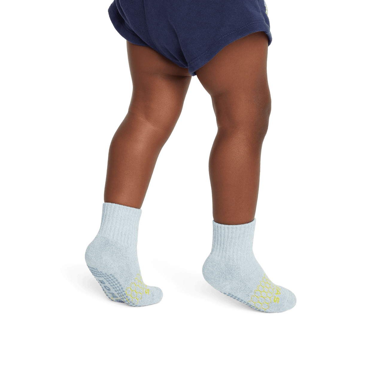 Toddler Marl Gripper Calf Socks oceanfog-softwhite--2-transparent