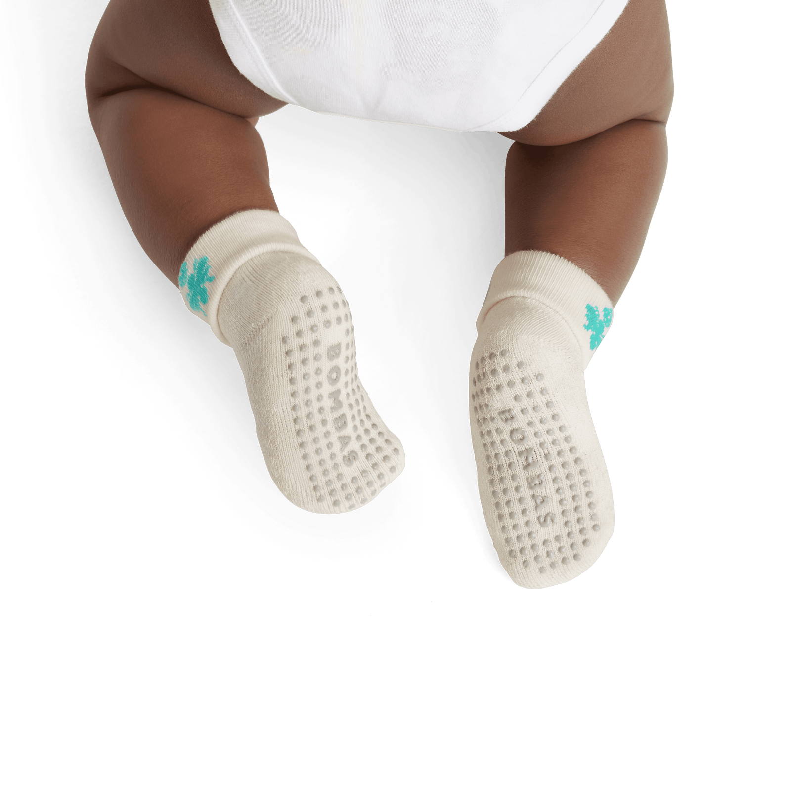Baby Gripper Socks (6-12 Months) ivory-baby-6-2-transparent