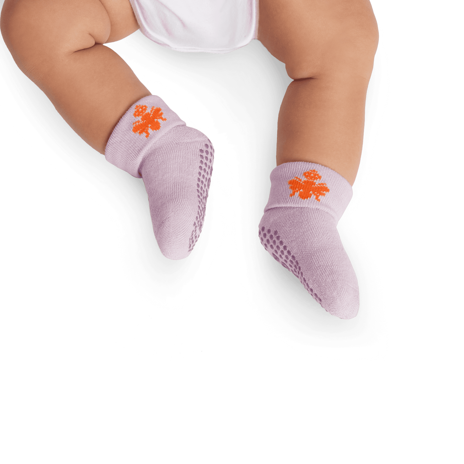 Baby Gripper Socks (6-12 Months) washedlavender-baby-6-2-transparent