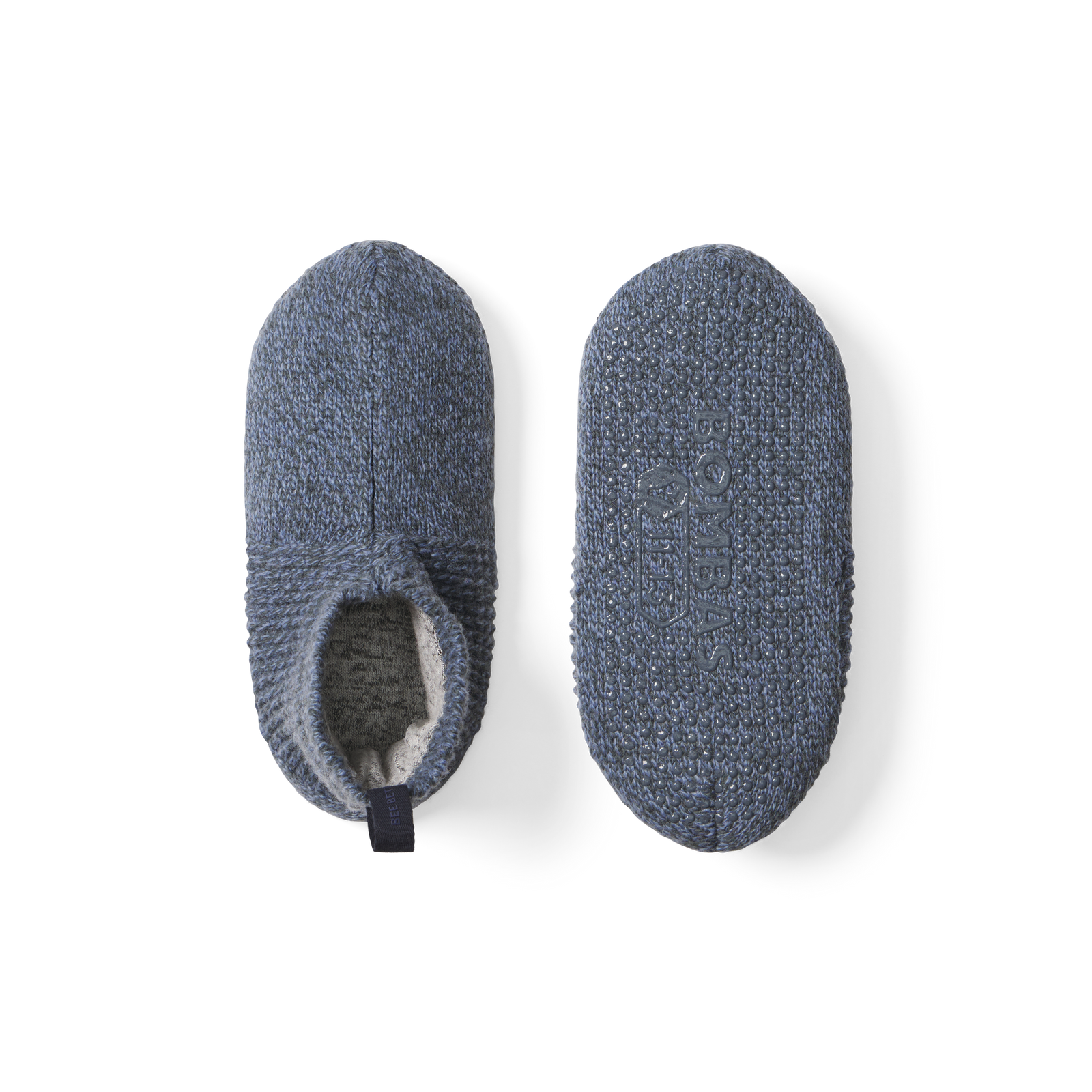Youth Marl Gripper Slipper - Pebble L [6718]