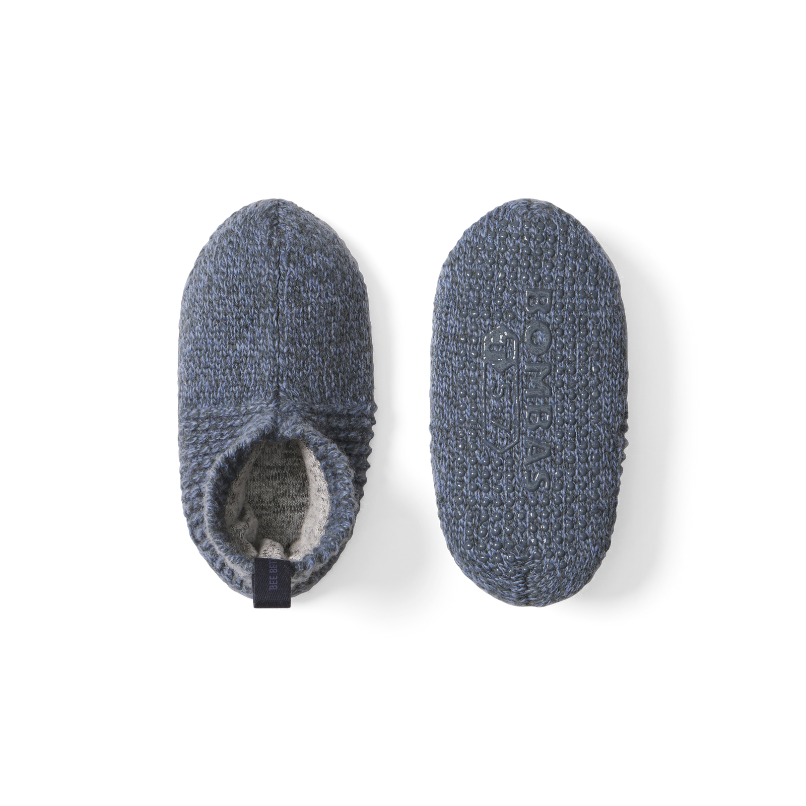Toddler Marl Gripper Slipper - Pebble L [6721]