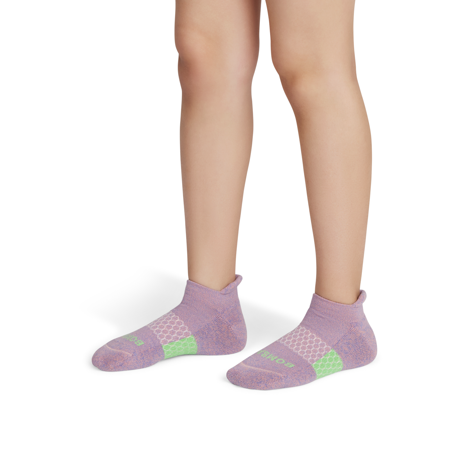Marl Ankle Socks - Guava / Peri Sky YO1 [6973]