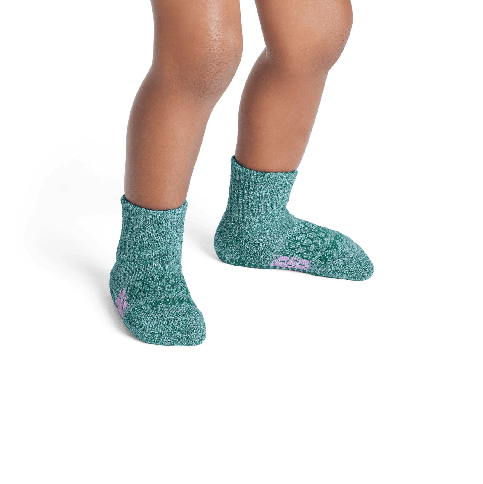 Marl Gripper Calf Sock Sea Green TO1