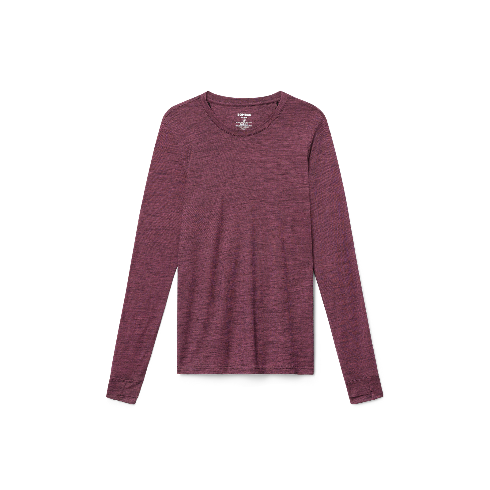 Merino_T-Shirts LS_T-Shirt_-_Crew_Neck - Bold_Pink L [7056]