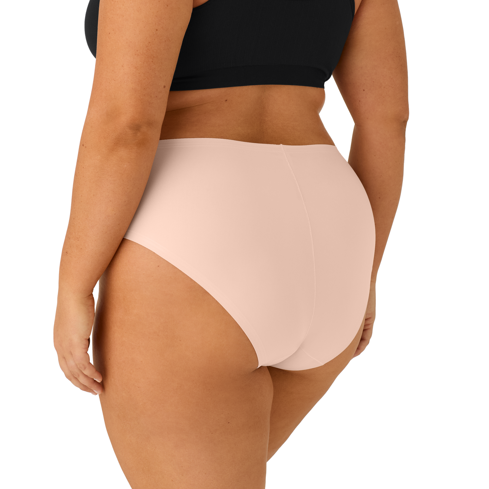 No Show High Rise Brief Pink Sandstone WO3 [7197]