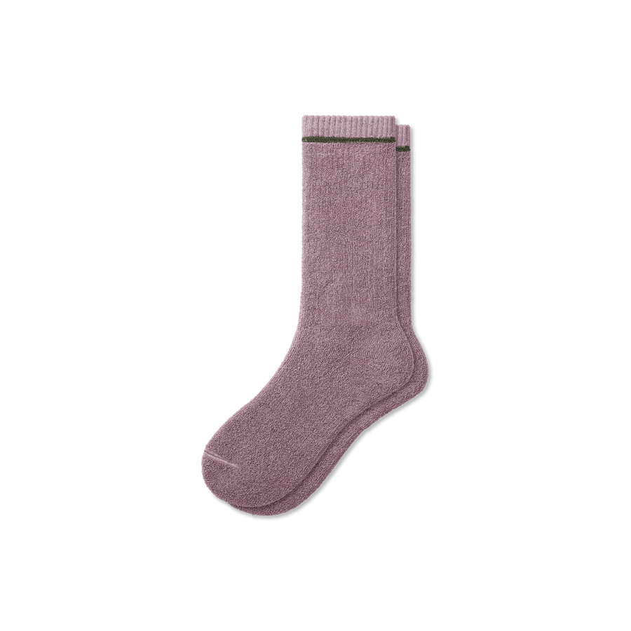 Men's Plush Terry Calf Socks - Modern Low Cut Step