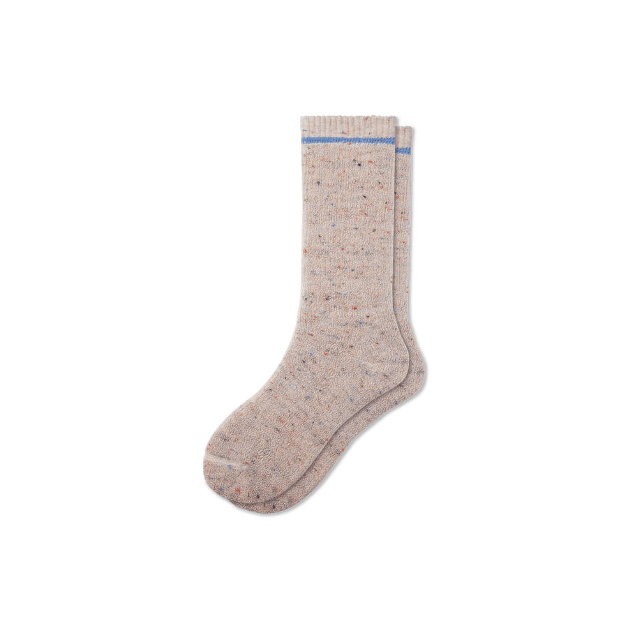 Men's Merino Wool Blend Terry Socks - Breathable No Show Step