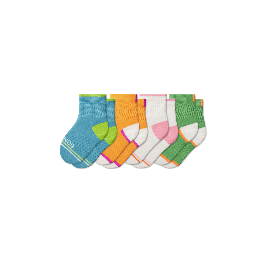 Toddler Lightweight Retro Knit Calf Sock 4-Pack - Easy Studio Rotation