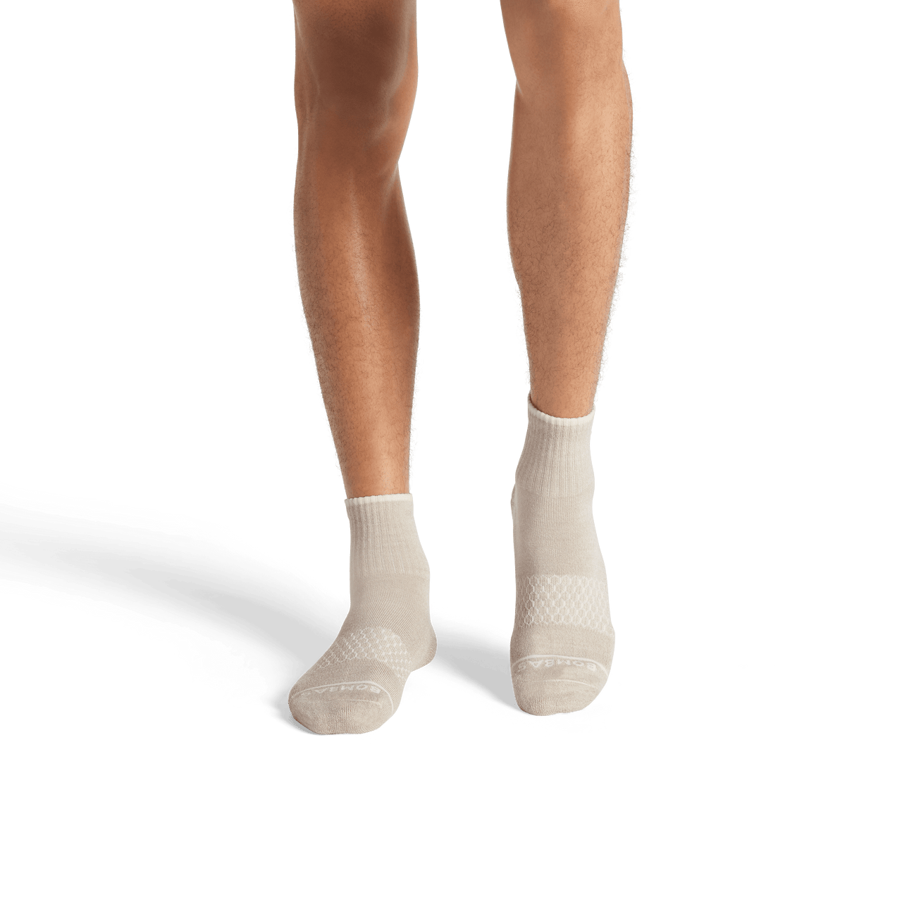 Merino Wool Blend Quarter Sock - Khaki MO1 [7797]
