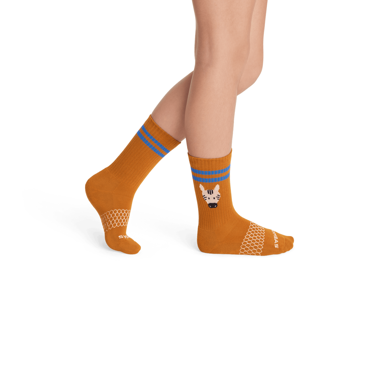 Safari Stripe Calf Socks - Sienna YO1 [7821]