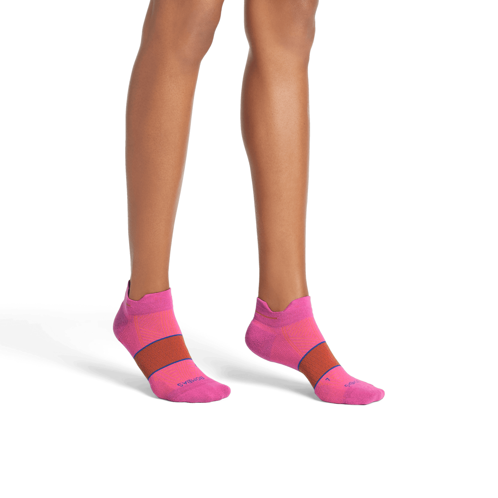 Running Ankle Socks - Bold Pink / Washed Terracotta WO1 [8063]