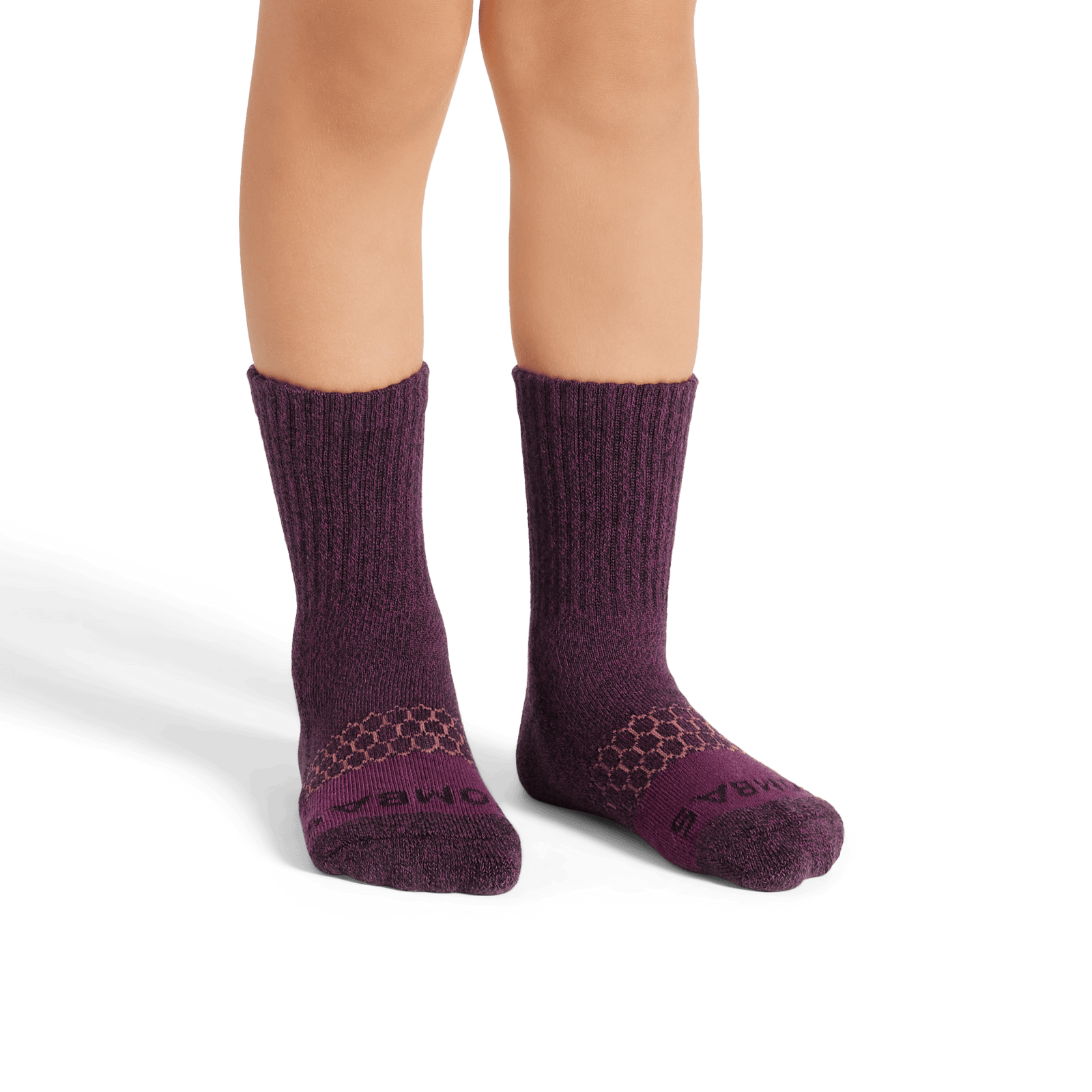 Marl Calf Socks - Black / Plum Night JO1 [8105]