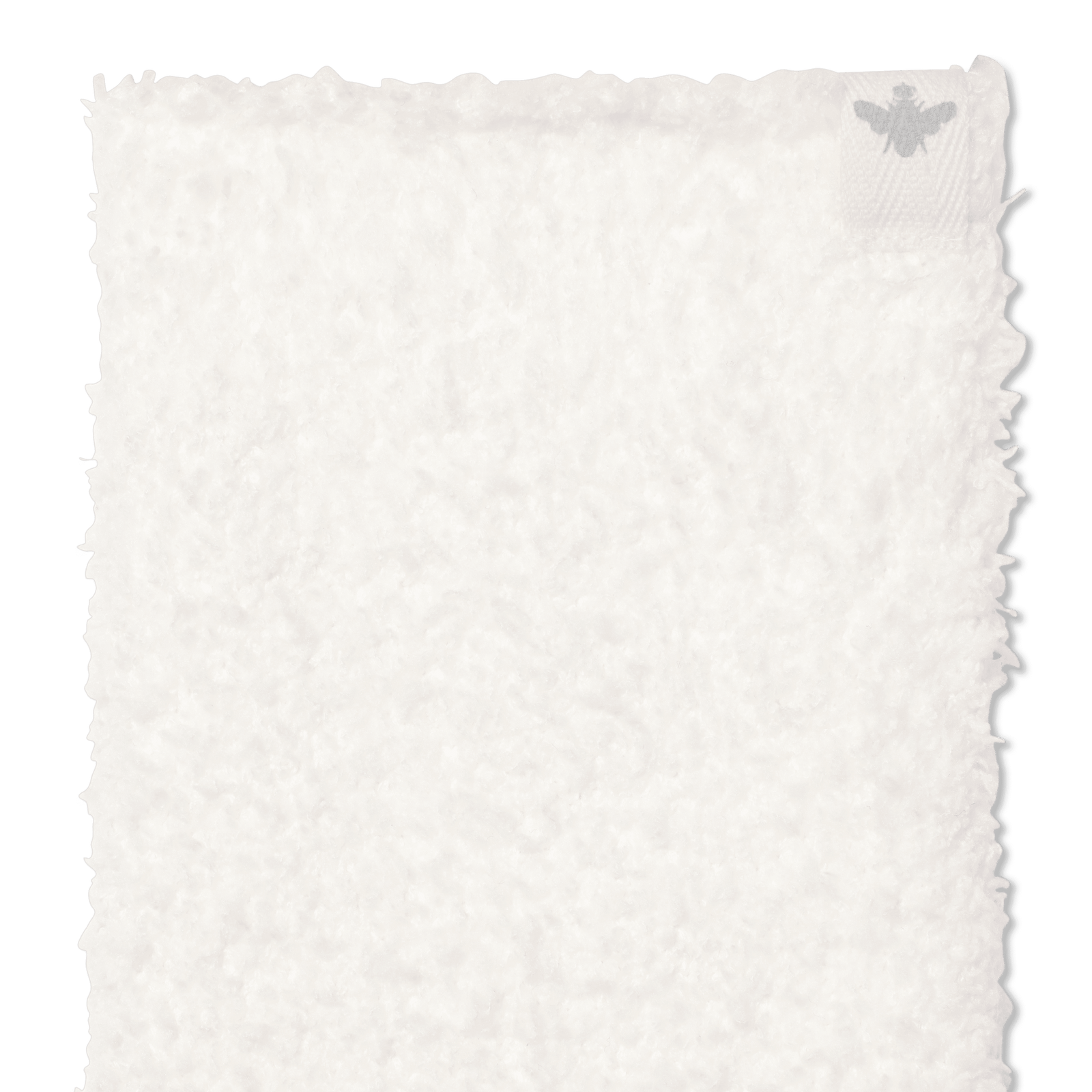 Women's Fuzzy Calf Socks - Soft White Detail [8161]