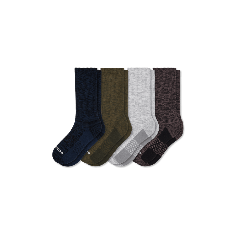 Men’s Two Tone Calf Sock 4-Pack - Run Weekend Support