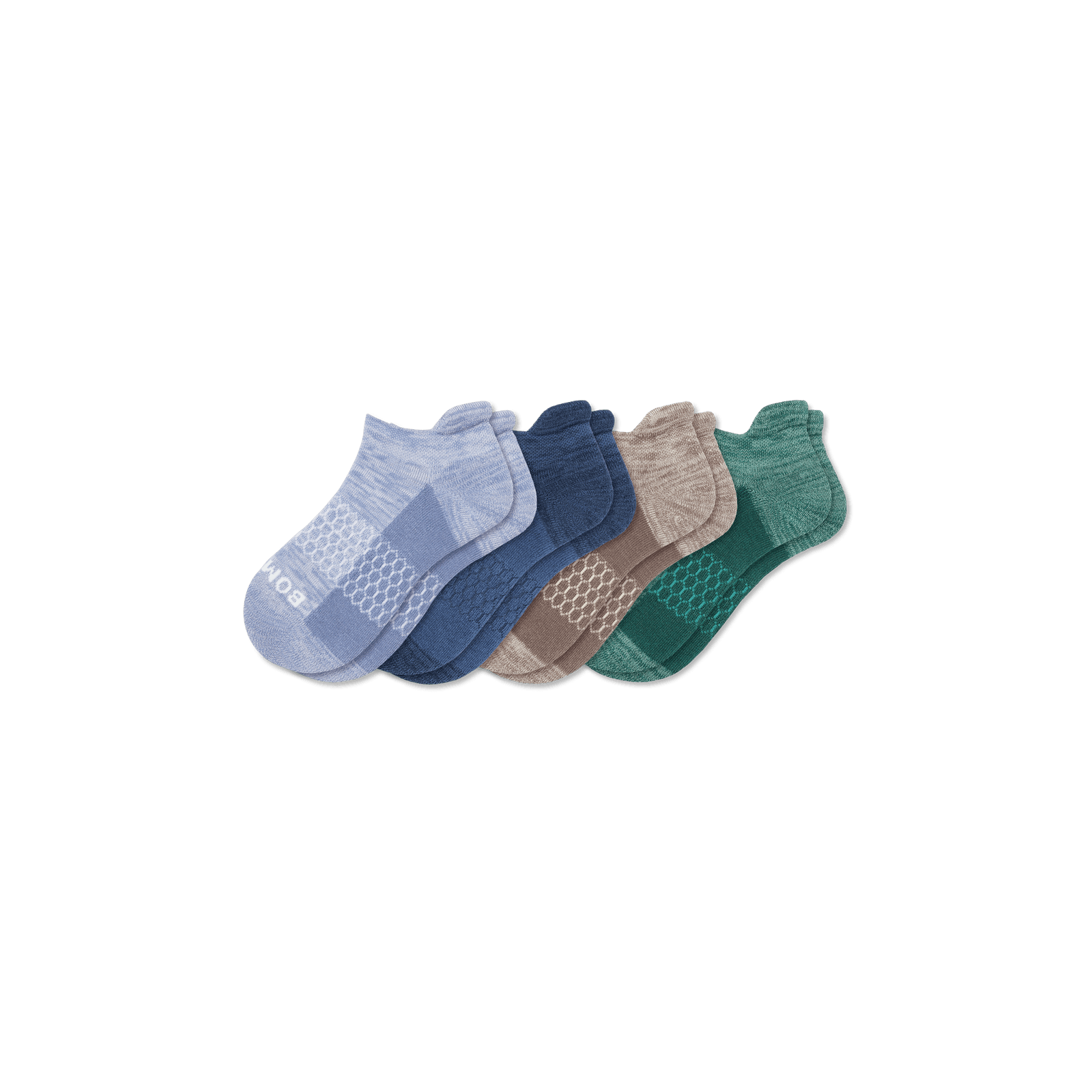 Youth Two Tone Ankle Sock 4-Pack - Fjord Algae Mix L [8211]