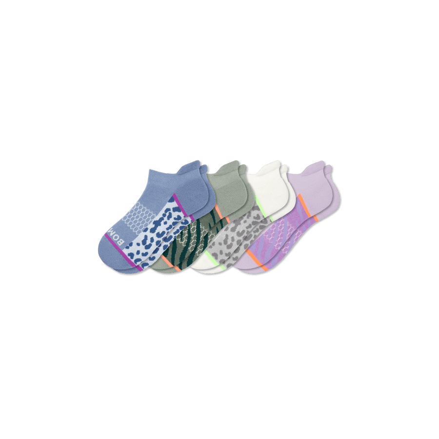 Youth Wild Wear Ankle Sock 4-Pack - Mini Step