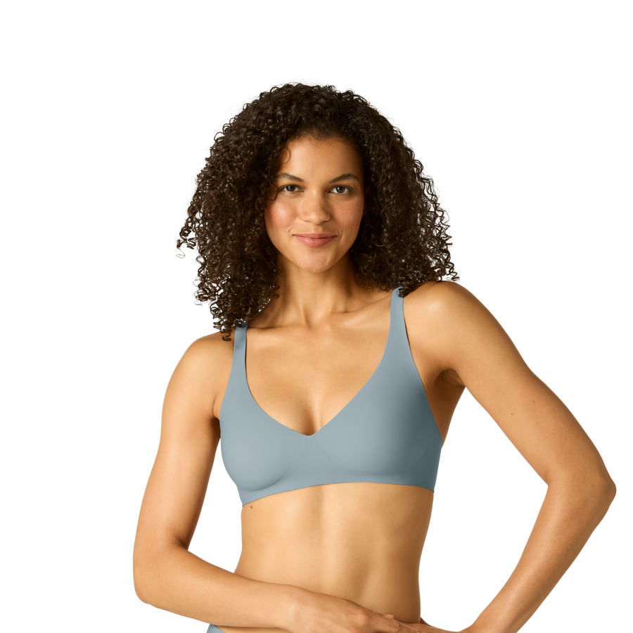 Women's No Show Plunge Bralette - Clean Smooth Layer