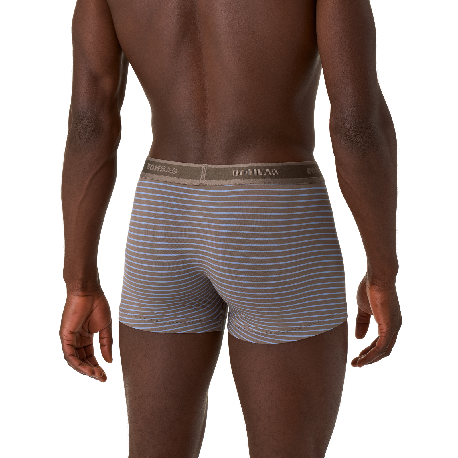 Men's Soft Flex Trunk - Mushroom Grey / Oyster Blue Stripe MO2 [8286]