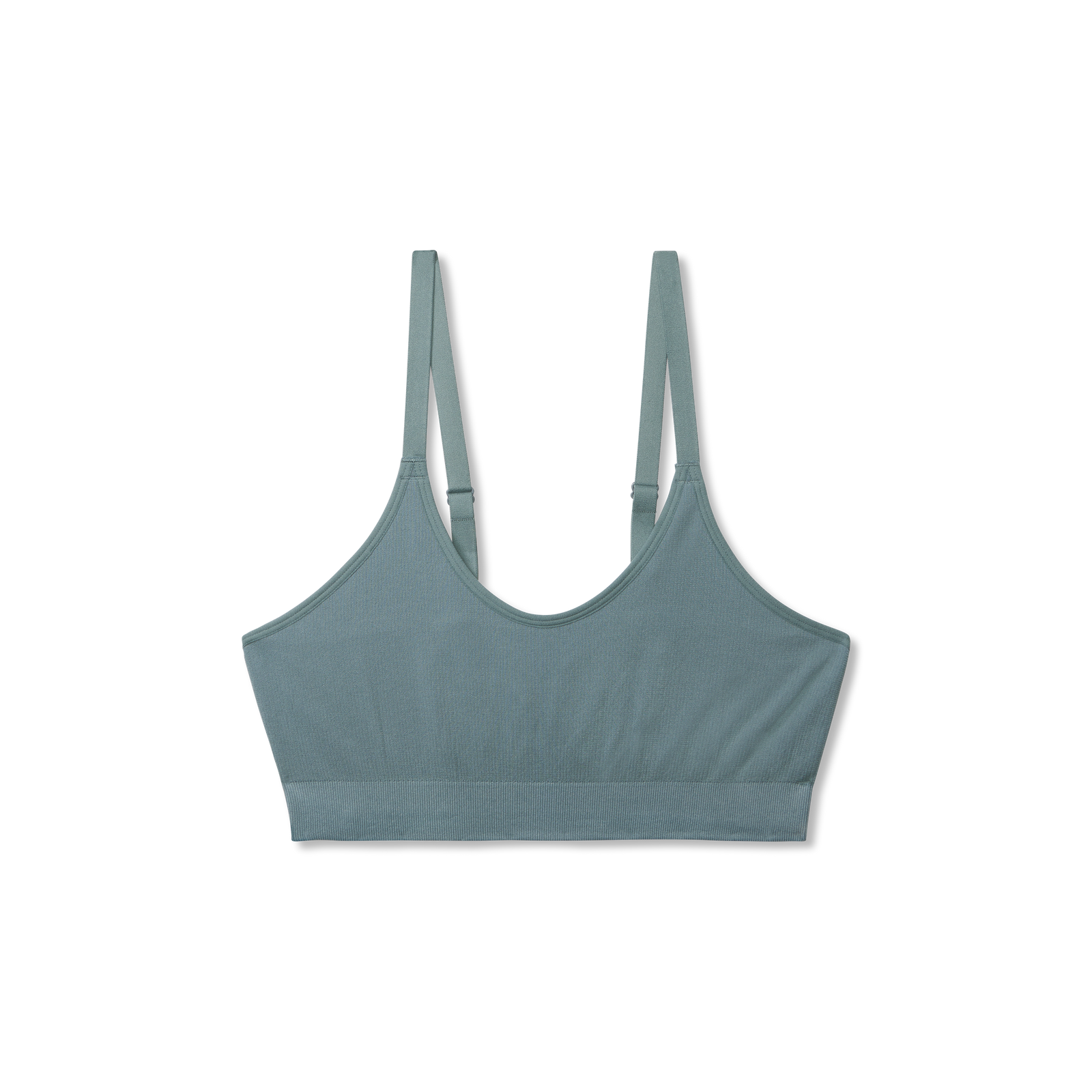 Women's Seamless Scoop Bralette - Grey Surf L [8343]