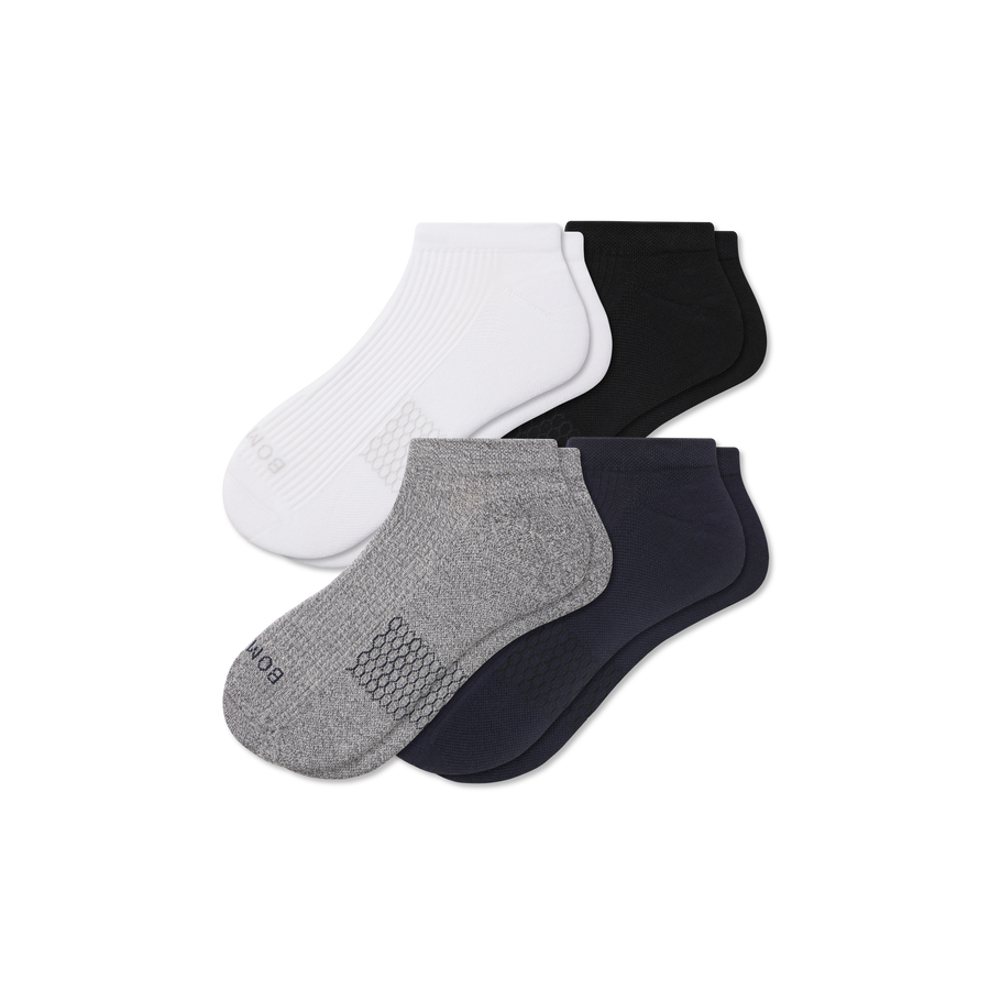 Men's Modern Rib Ankle Sock 4-Pack - Light Recovery Step