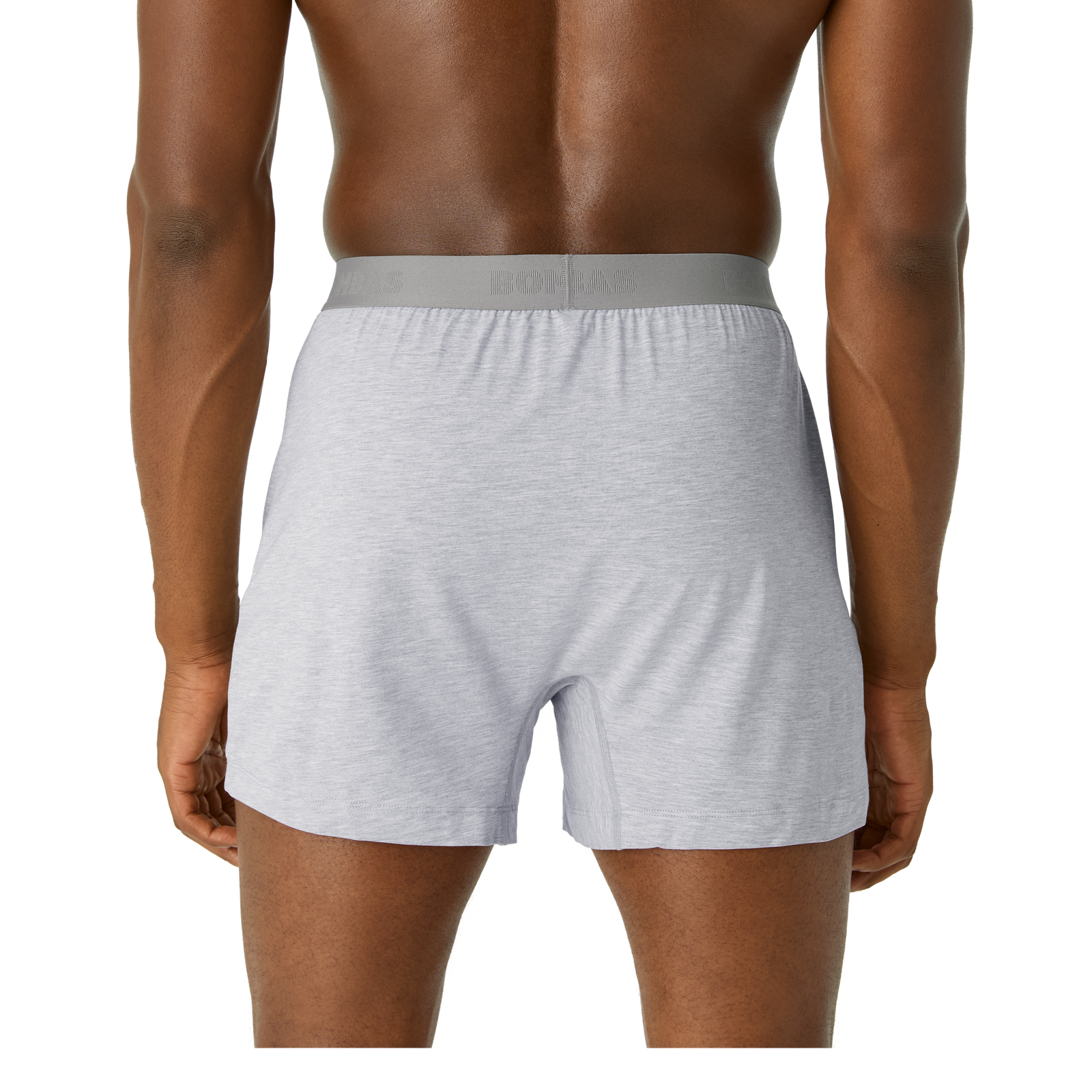 Cotton Modal Blend Boxer - Medium Heather Grey MO3 [8473]