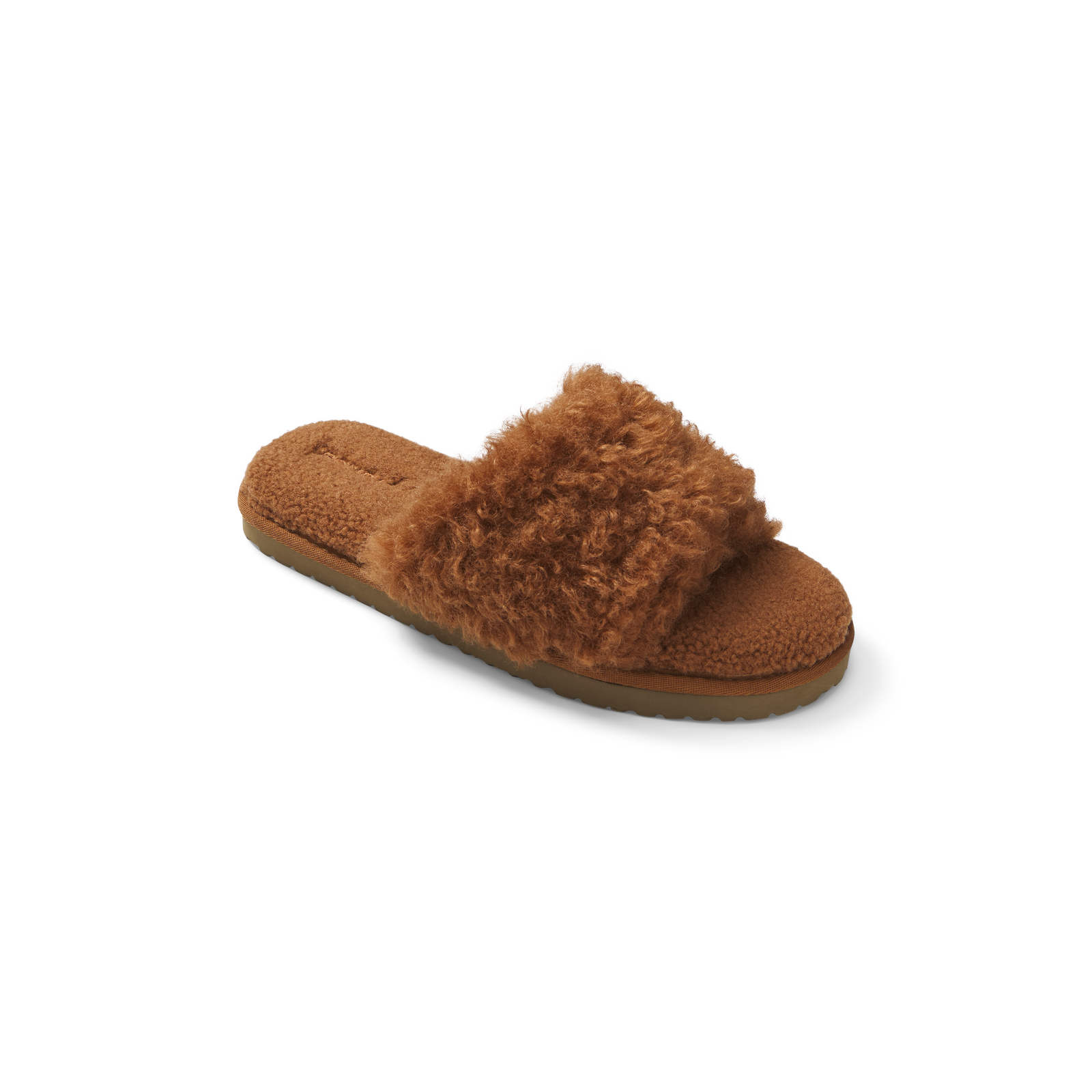 Women's Sunday Plush Slide - Dusted Cocoa L [8556]